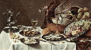 CLAESZ, Pieter Still-life with Turkey-Pie cg china oil painting reproduction